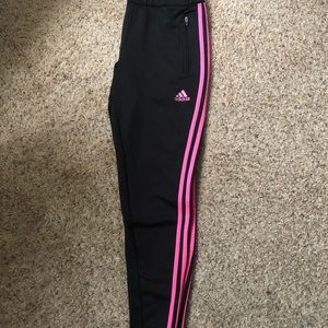 Pink Adidas pants